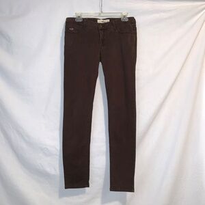 Hollister Women Skinny Stretch Jeans Brown Size 7 W 28